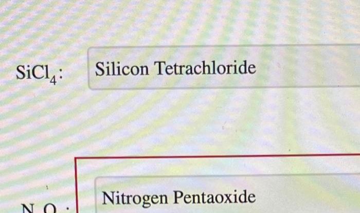 Name the compounds. spelling counts