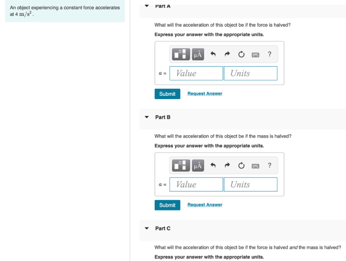 Applying constant transcribed acceleration